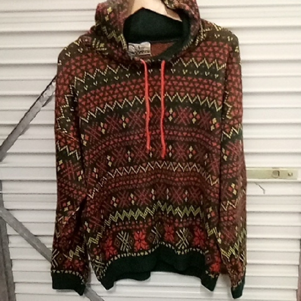 Vintage 80's Fiorucci Hooded Sweater